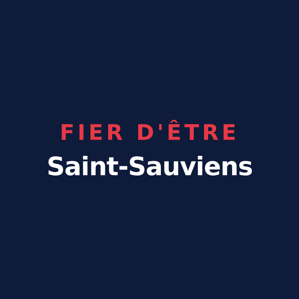 T-shirt « Fier d'être Saint-Sauviens » — design pour Saint-Sauves-d'Auvergne