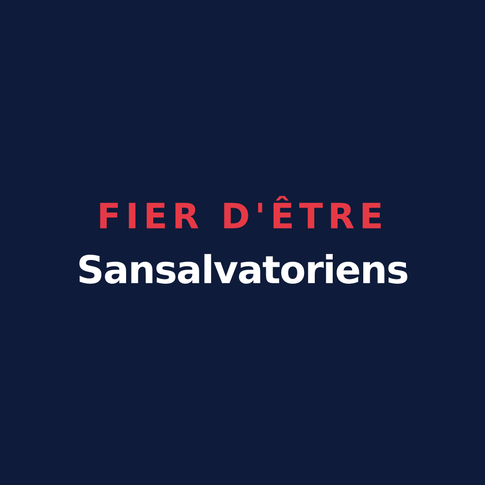 T-shirt « Fier d'être Sansalvatoriens » — design pour Saint-Sauveur-en-Puisaye