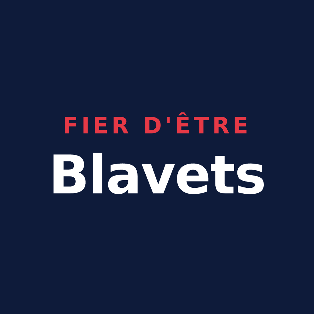 T-shirt « Fier d'être Blavets » — design pour Saint-Sauveur-sur-Tinée