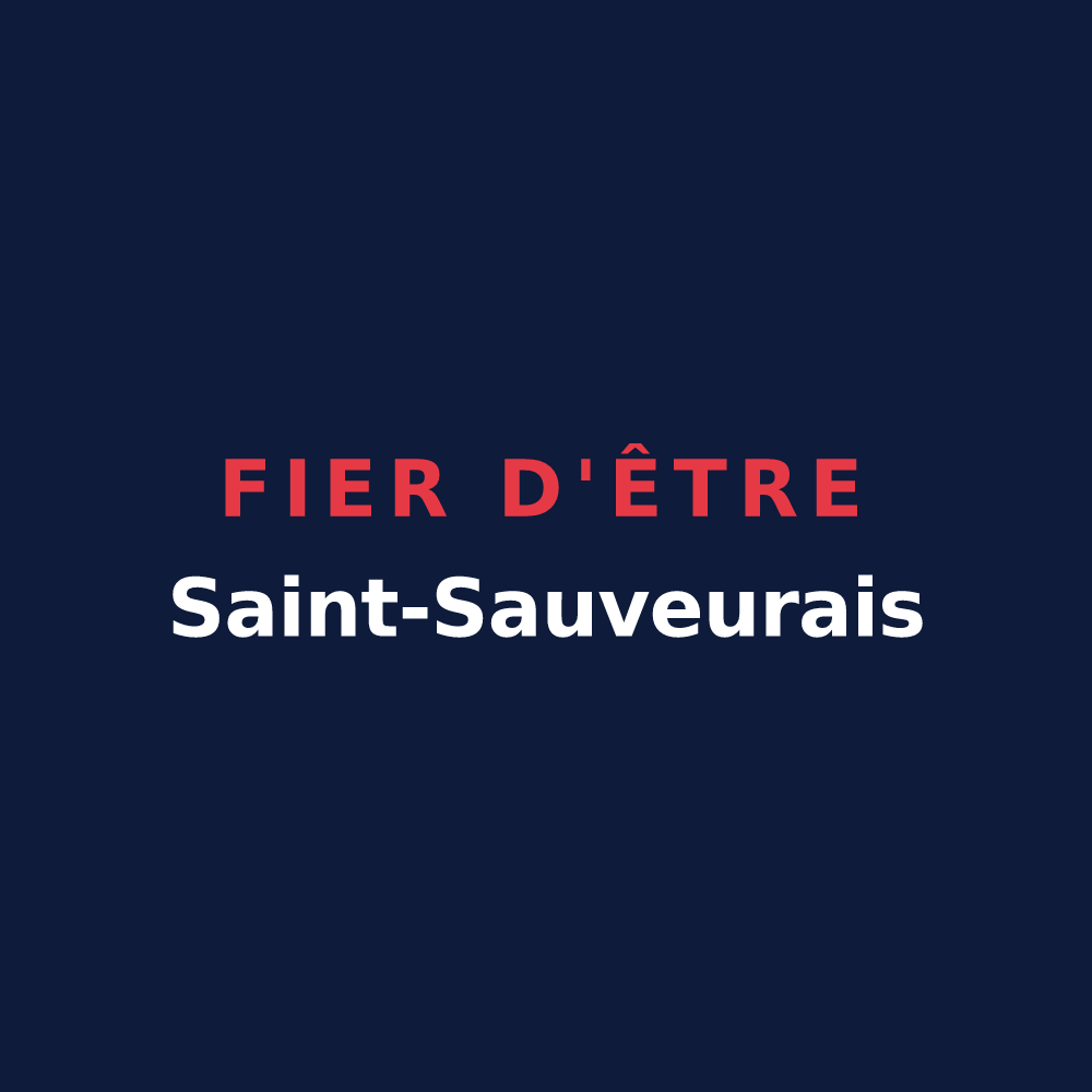 T-shirt « Fier d'être Saint-Sauveurais » — design pour Saint-Sauveur-Villages