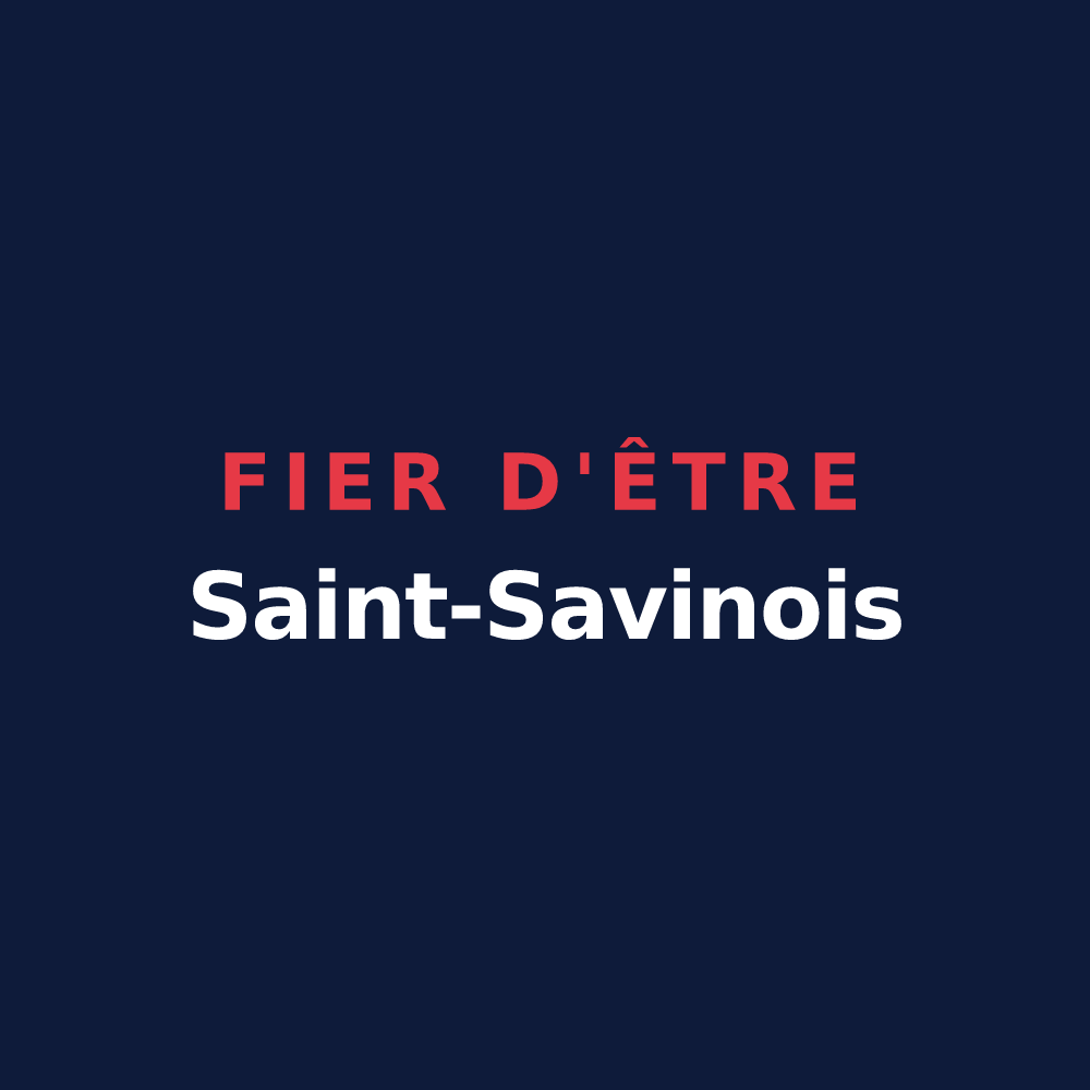 T-shirt « Fier d'être Saint-Savinois » — design pour Saint-Savin