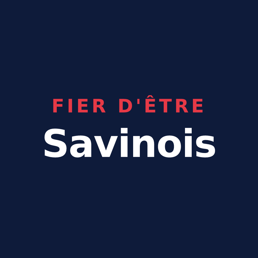 T-shirt « Fier d'être Savinois » — design pour Saint-Savinien