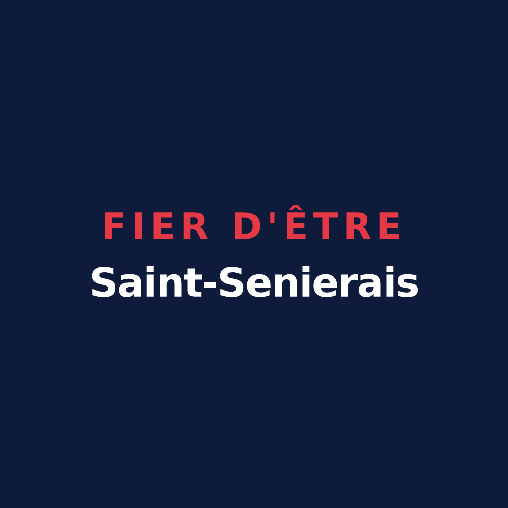 T-shirt « Fier d'être Saint-Senierais » — design pour Saint-Senier-de-Beuvron