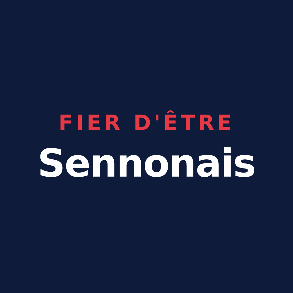 T-shirt « Fier d'être Sennonais » — design pour Saint-Senoux