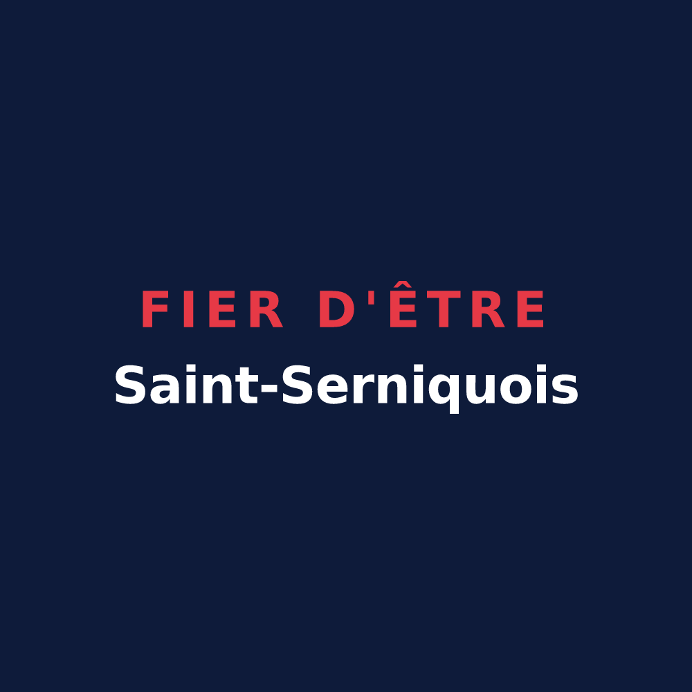 T-shirt « Fier d'être Saint-Serniquois » — design pour Saint-Sernin