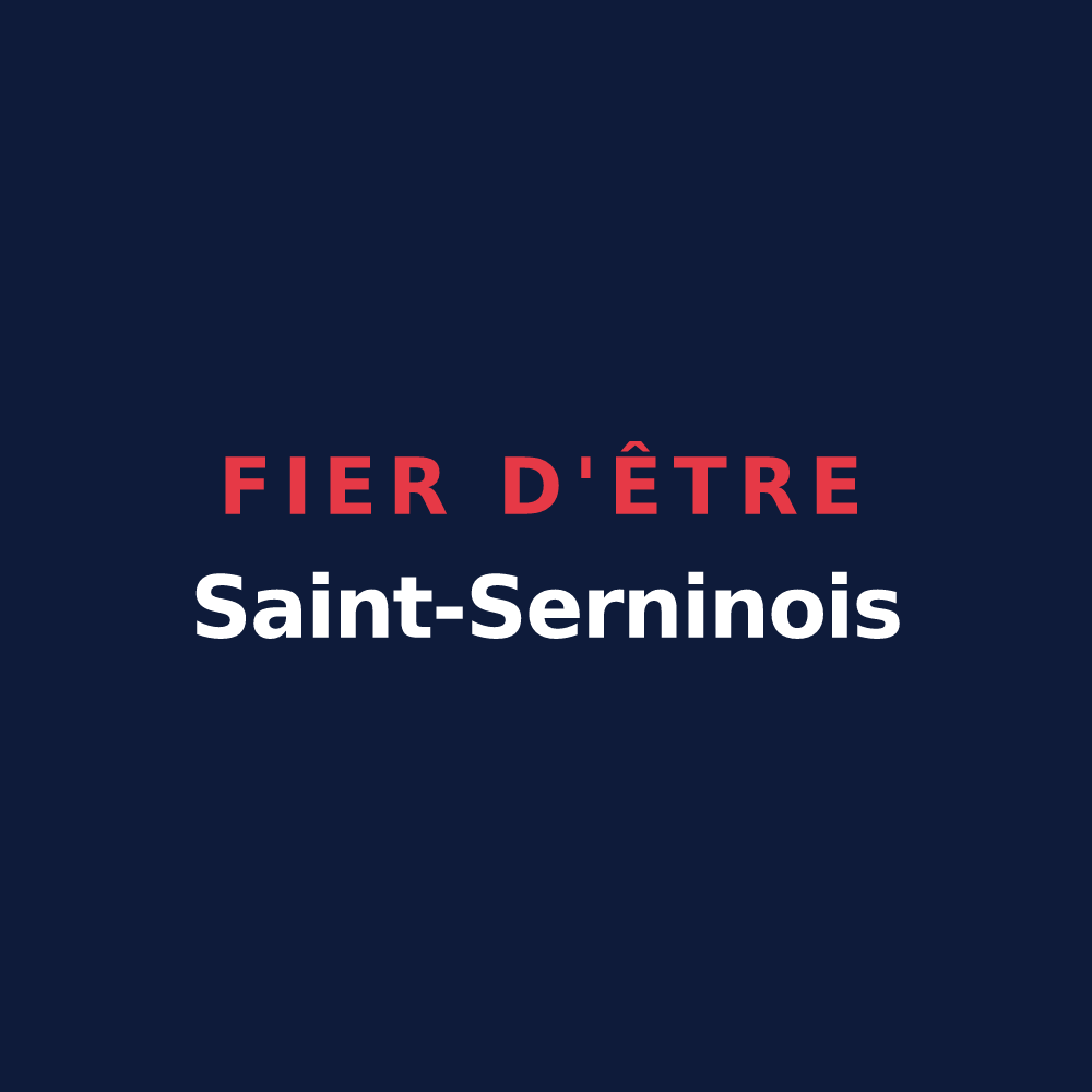 T-shirt « Fier d'être Saint-Serninois » — design pour Saint-Sernin-sur-Rance