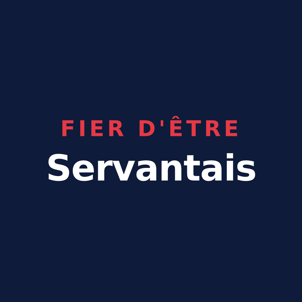 T-shirt « Fier d'être Servantais » — design pour Saint-Servant