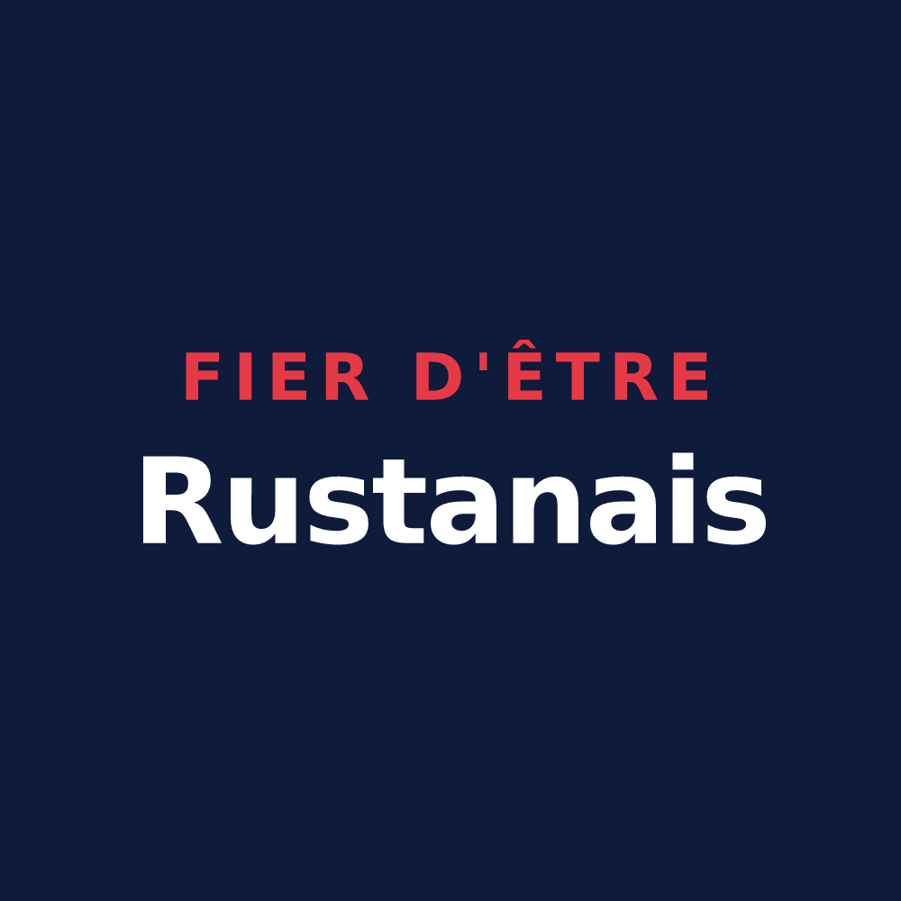 T-shirt « Fier d'être Rustanais » — design pour Saint-Sever-de-Rustan