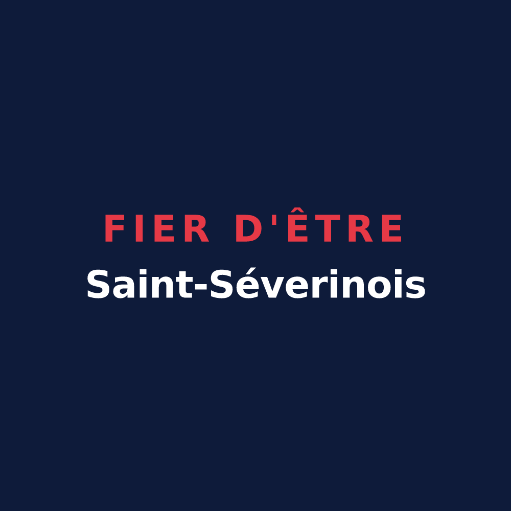 T-shirt « Fier d'être Saint-Séverinois » — design pour Saint-Séverin