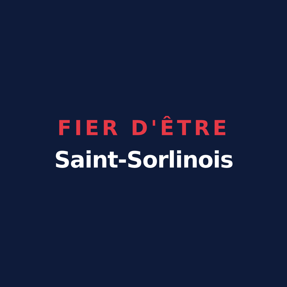 T-shirt « Fier d'être Saint-Sorlinois » — design pour Saint-Sorlin-en-Valloire