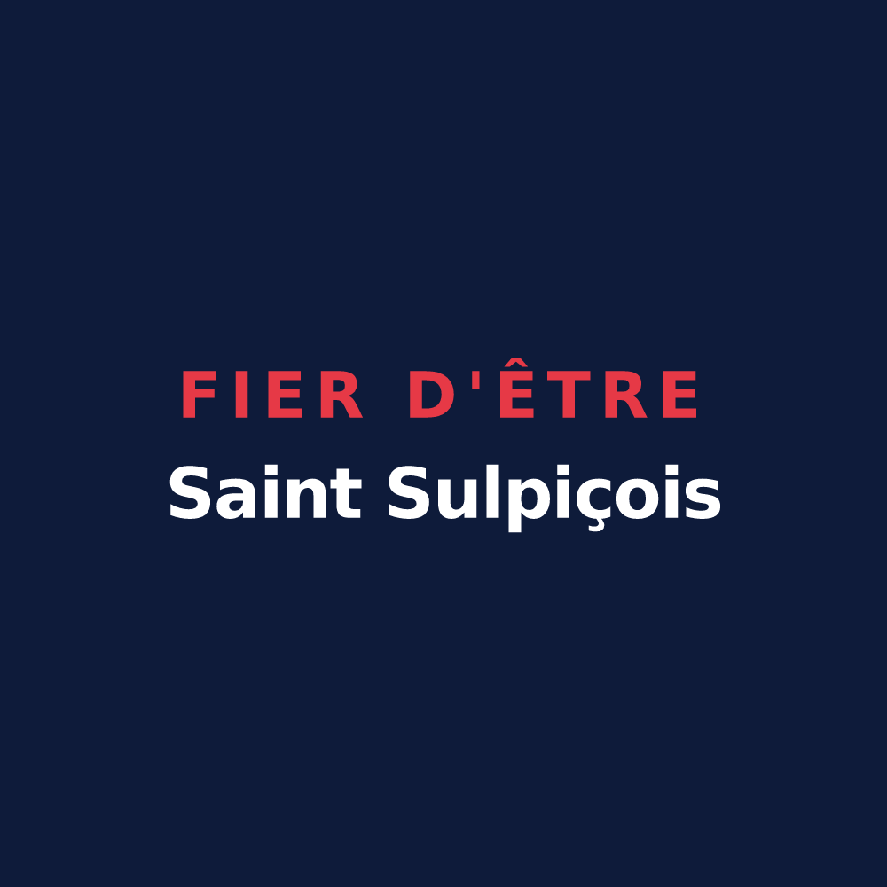 T-shirt « Fier d'être Saint Sulpiçois » — design pour Saint-Sulpice-d'Excideuil