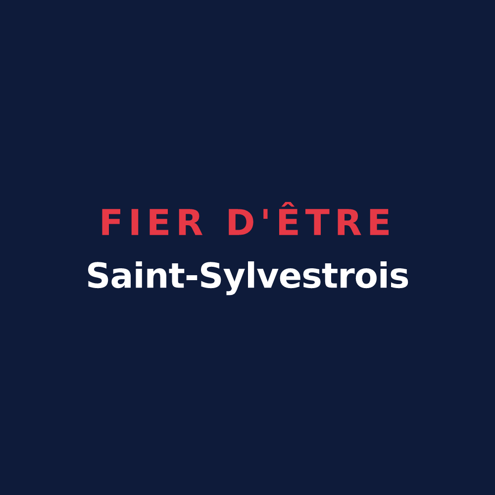 T-shirt « Fier d'être Saint-Sylvestrois » — design pour Saint-Sylvestre