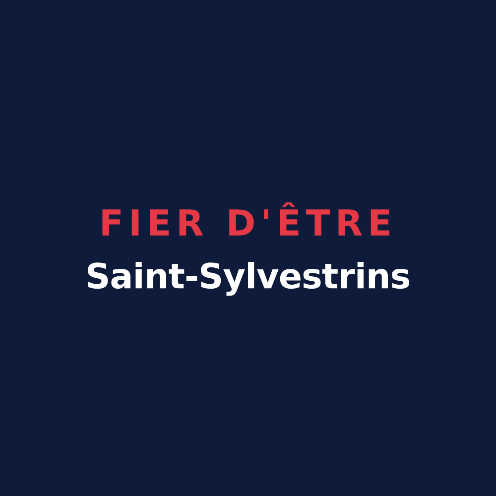 T-shirt « Fier d'être Saint-Sylvestrins » — design pour Saint-Sylvestre