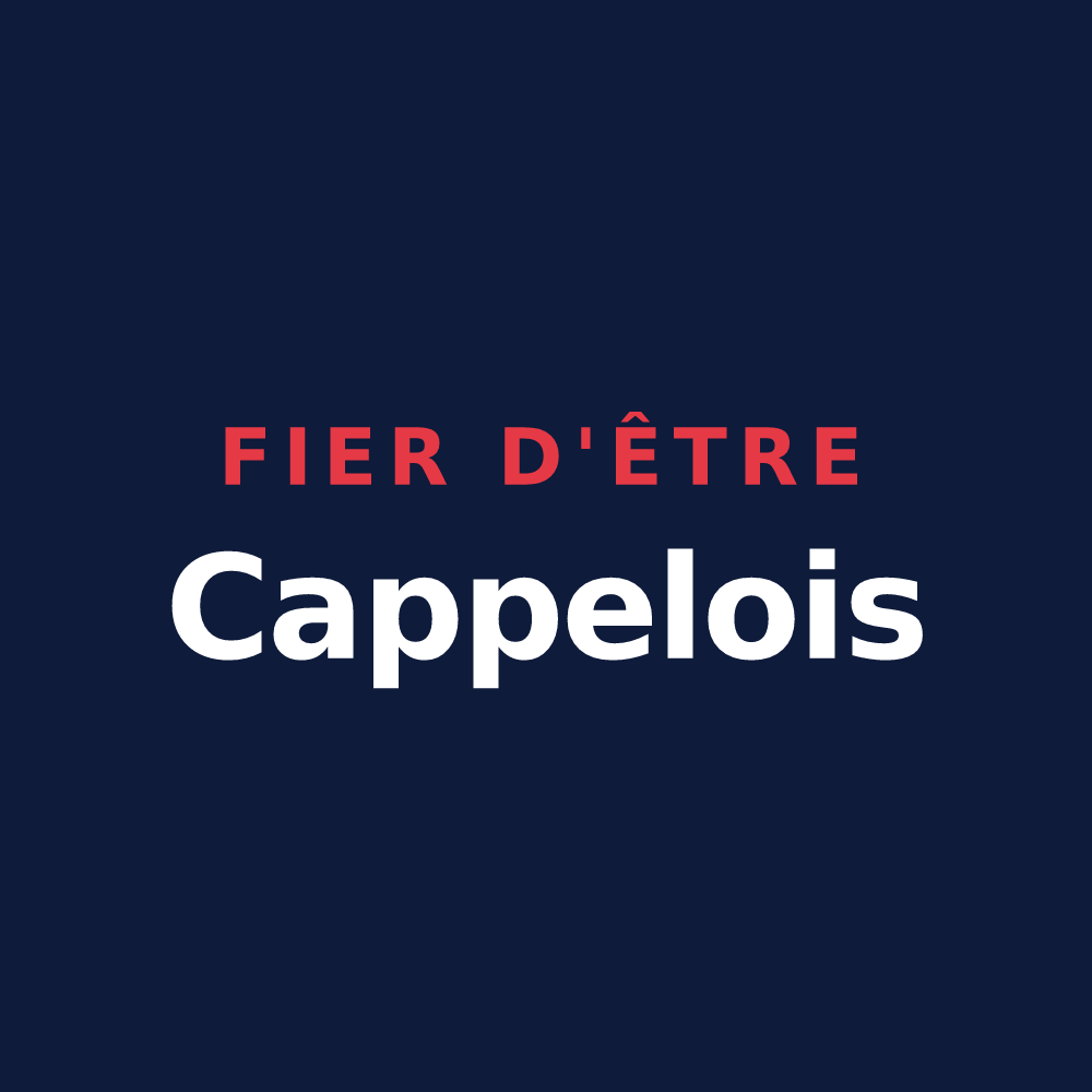 T-shirt « Fier d'être Cappelois » — design pour Saint-Sylvestre-Cappel