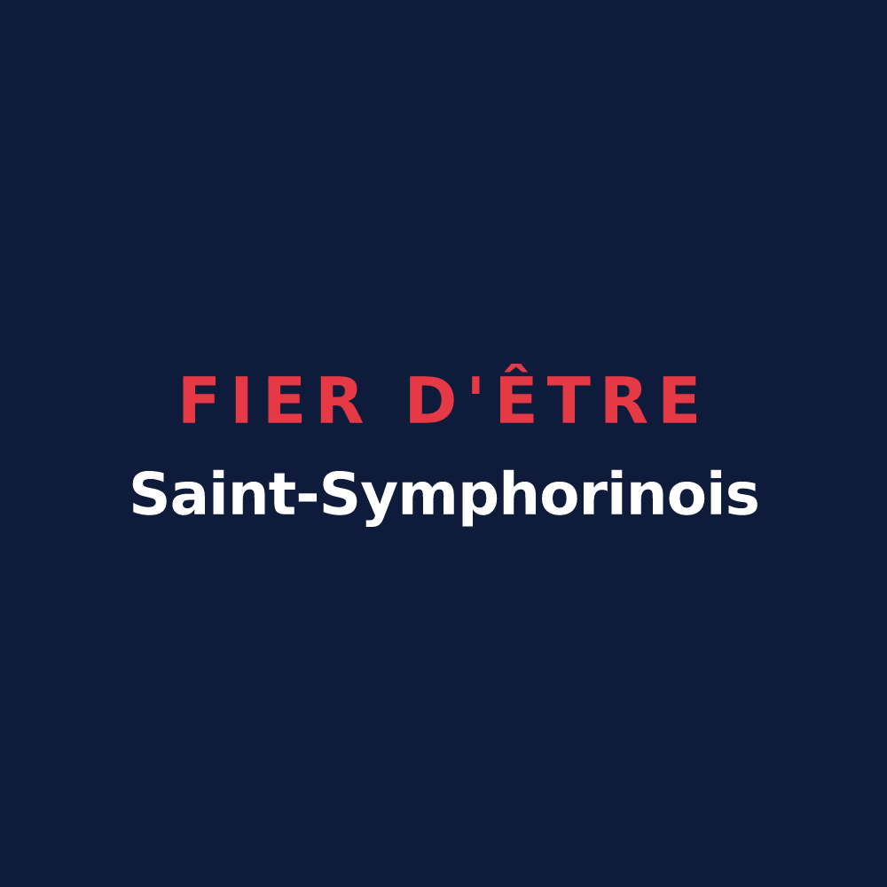 T-shirt « Fier d'être Saint-Symphorinois » — design pour Saint-Symphorien
