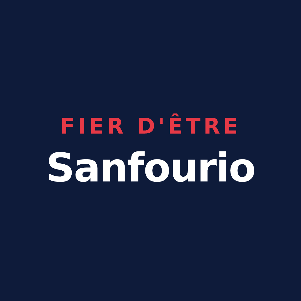 T-shirt « Fier d'être Sanfourio » — design pour Saint-Symphorien-de-Mahun