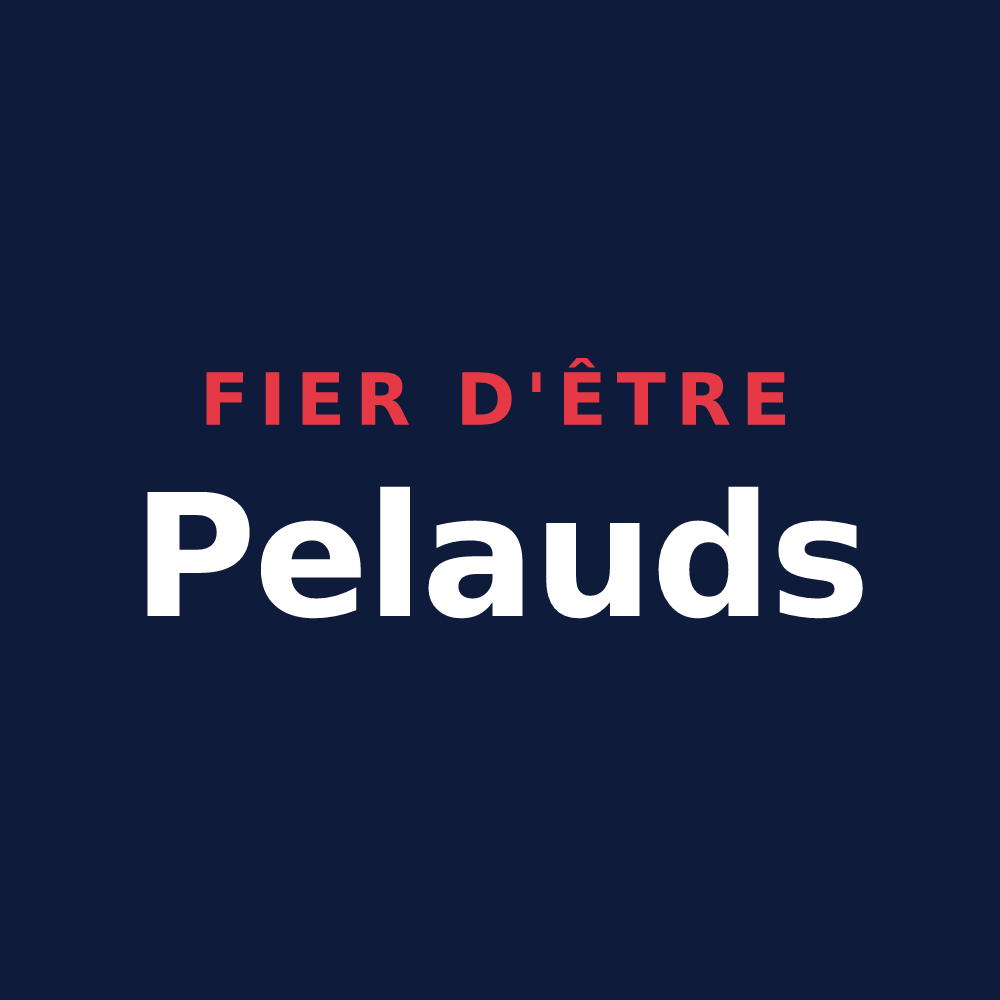 T-shirt « Fier d'être Pelauds » — design pour Saint-Symphorien-sur-Coise