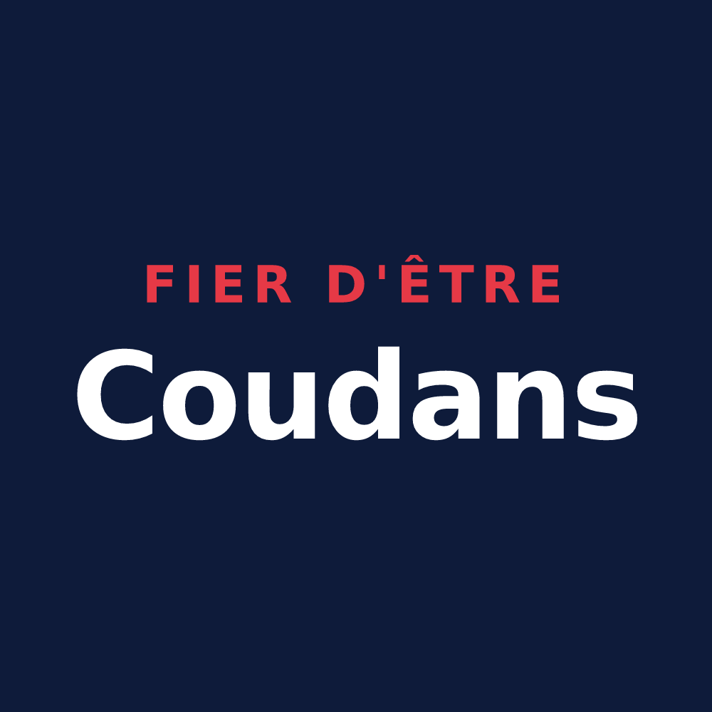 T-shirt « Fier d'être Coudans » — design pour Saint-Thibaud-de-Couz