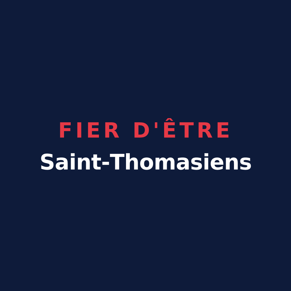 T-shirt « Fier d'être Saint-Thomasiens » — design pour Saint-Thomas