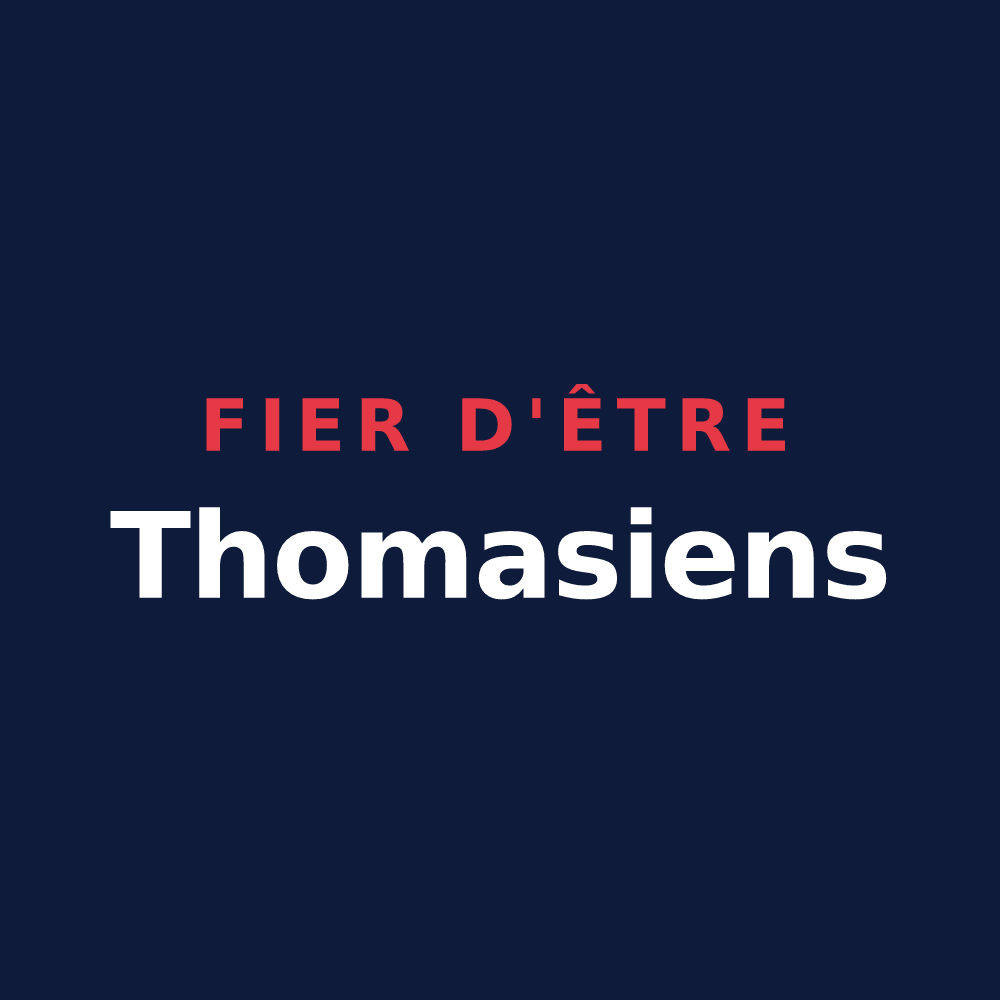 T-shirt « Fier d'être Thomasiens » — design pour Saint-Thomas-la-Garde
