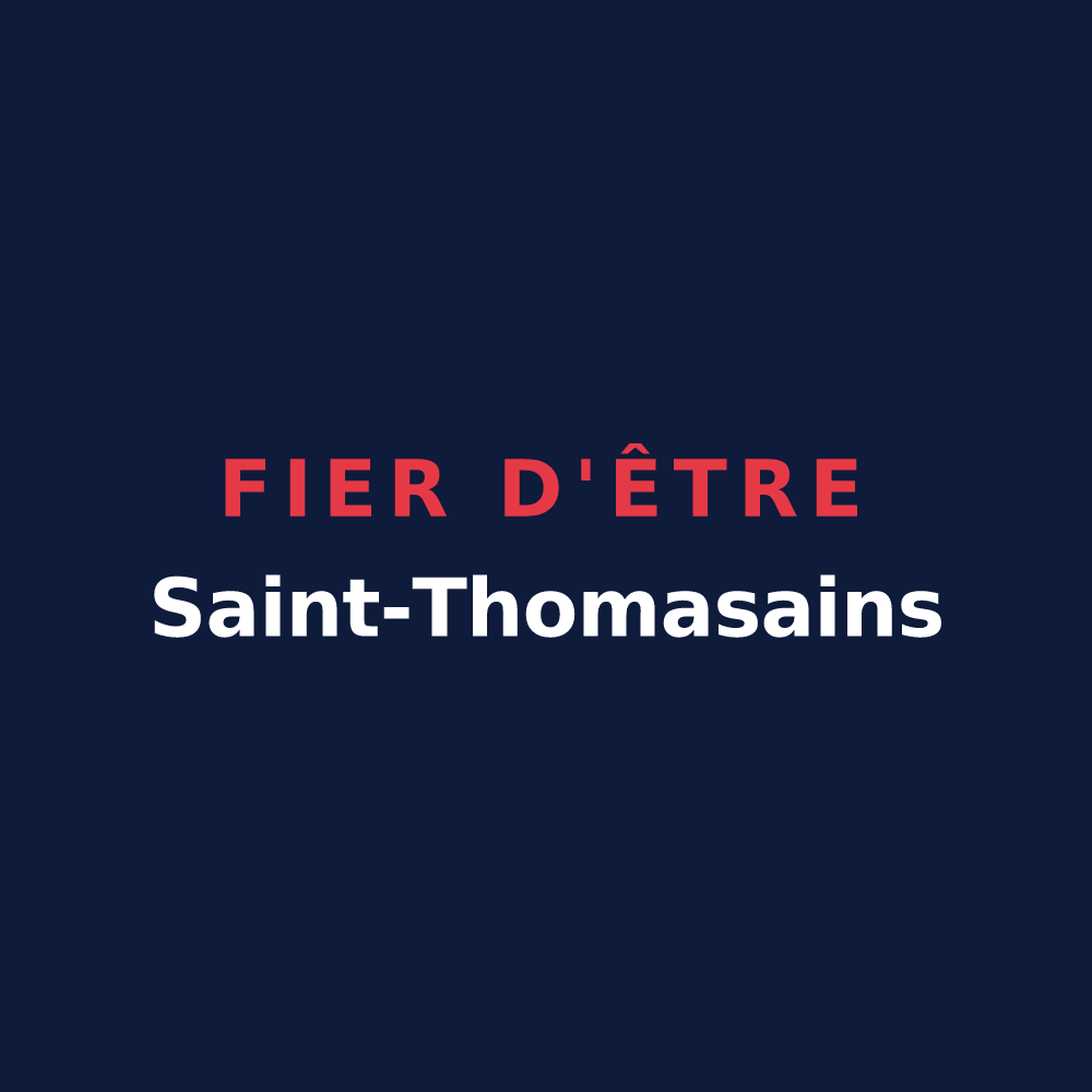 T-shirt « Fier d'être Saint-Thomasains » — design pour Saint-Thomas