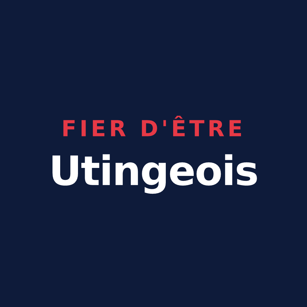 T-shirt « Fier d'être Utingeois » — design pour Saint-Trivier-sur-Moignans