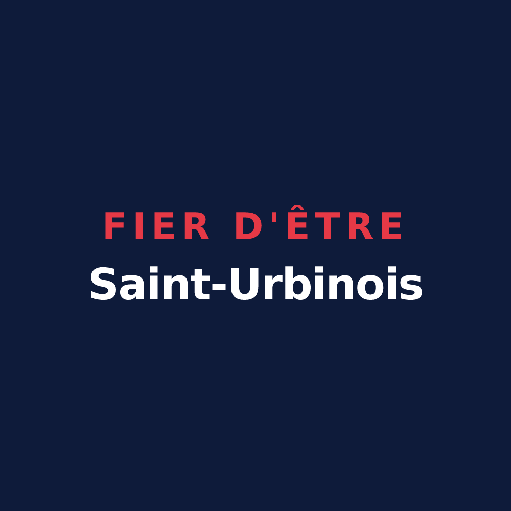 T-shirt « Fier d'être Saint-Urbinois » — design pour Saint-Urbain-Maconcourt