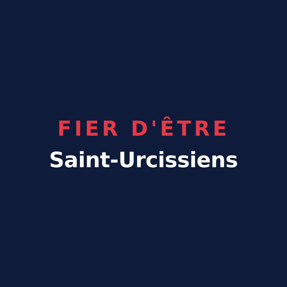 T-shirt « Fier d'être Saint-Urcissiens » — design pour Saint-Urcisse