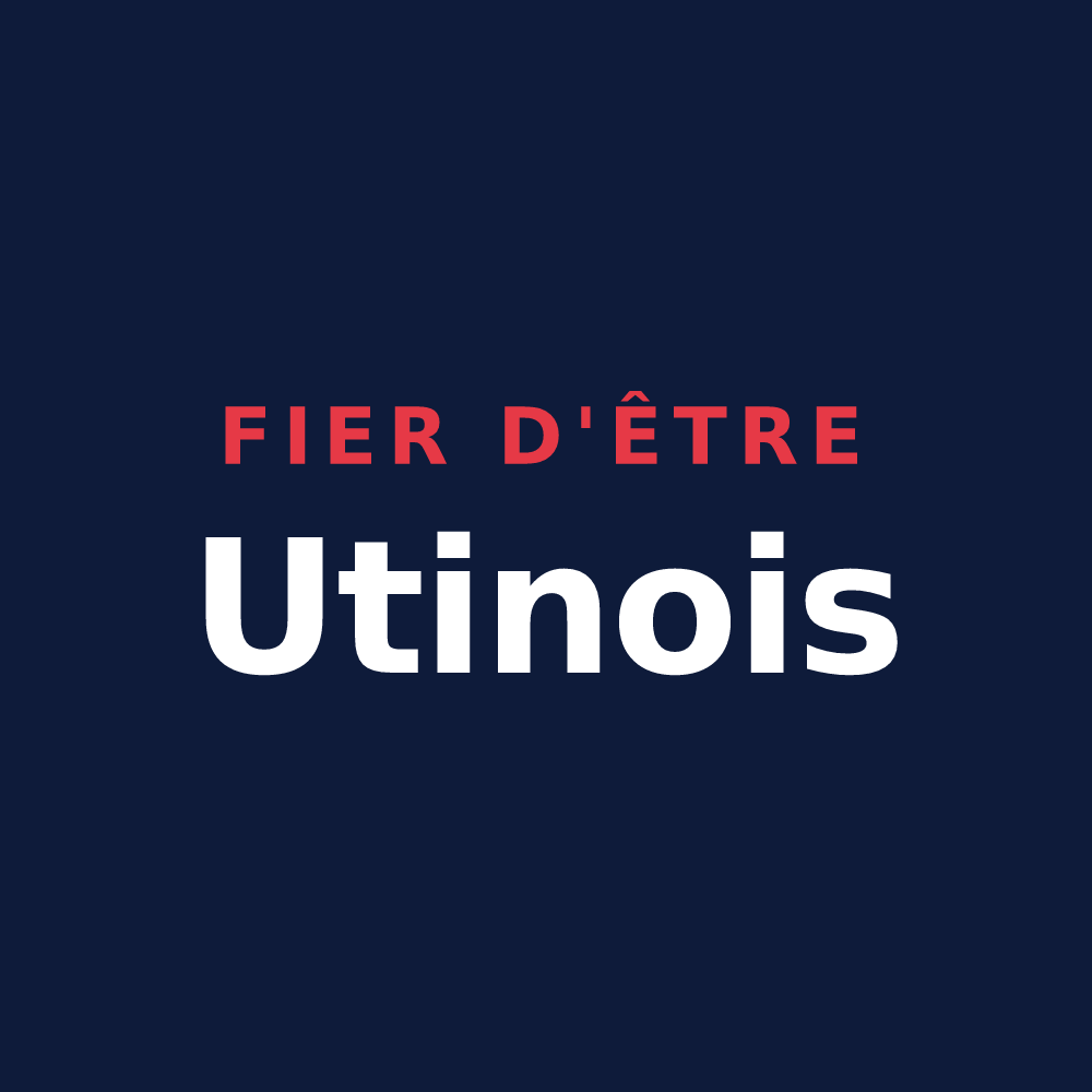 T-shirt « Fier d'être Utinois » — design pour Saint-Utin