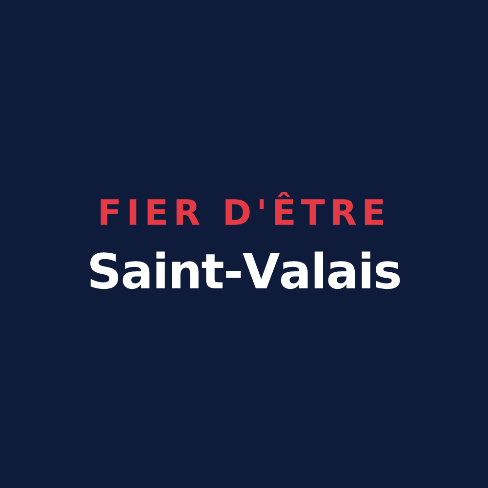 T-shirt « Fier d'être Saint-Valais » — design pour Saint-Vaast-du-Val