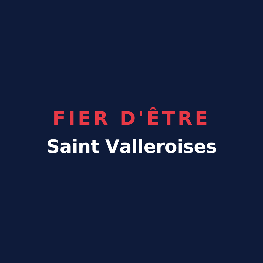 T-shirt « Fier d'être Saint Valleroises » — design pour Saint-Vallier