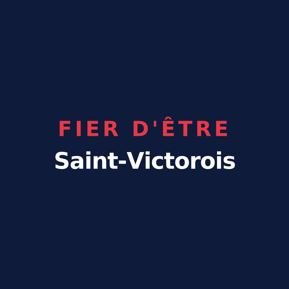 T-shirt « Fier d'être Saint-Victorois » — design pour Saint-Victor-et-Melvieu