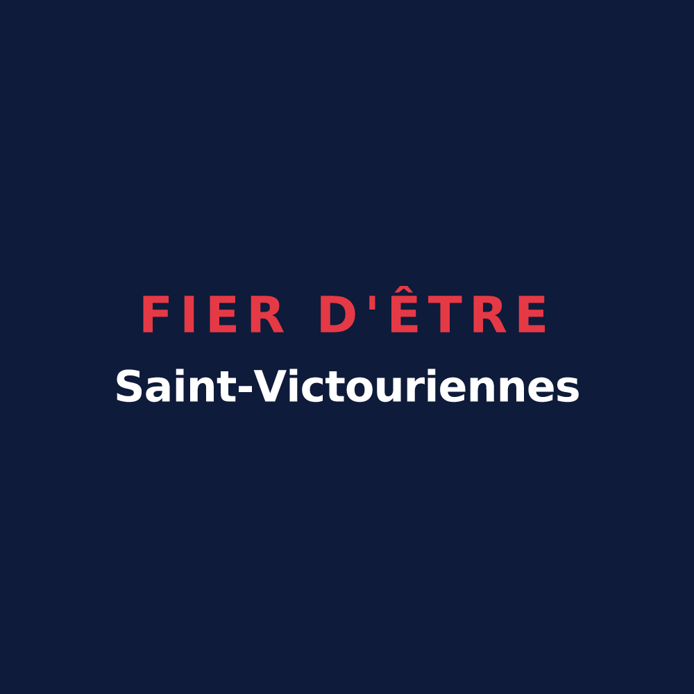 T-shirt « Fier d'être Saint-Victouriennes » — design pour Saint-Victour