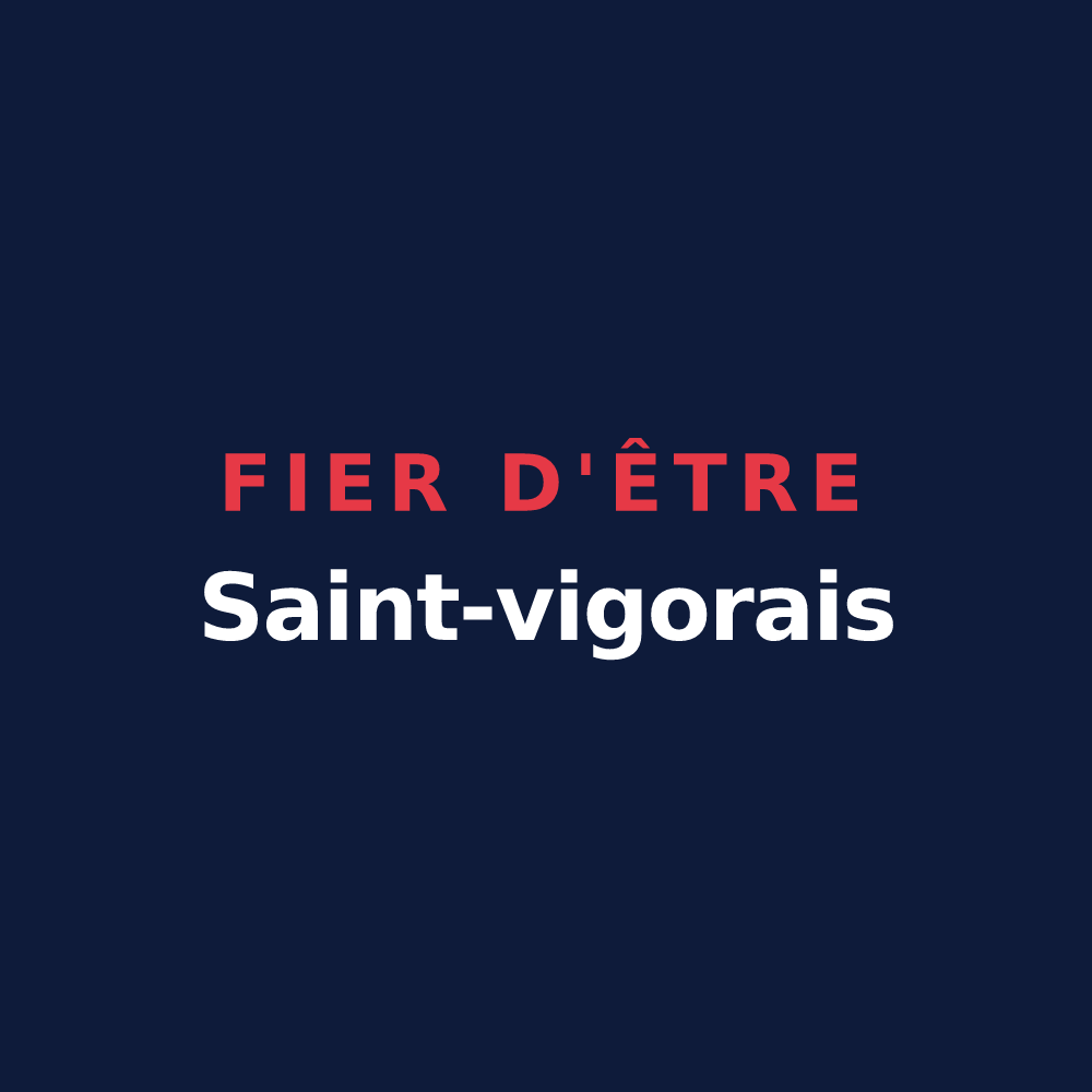 T-shirt « Fier d'être Saint-vigorais » — design pour Saint-Vigor-d'Ymonville