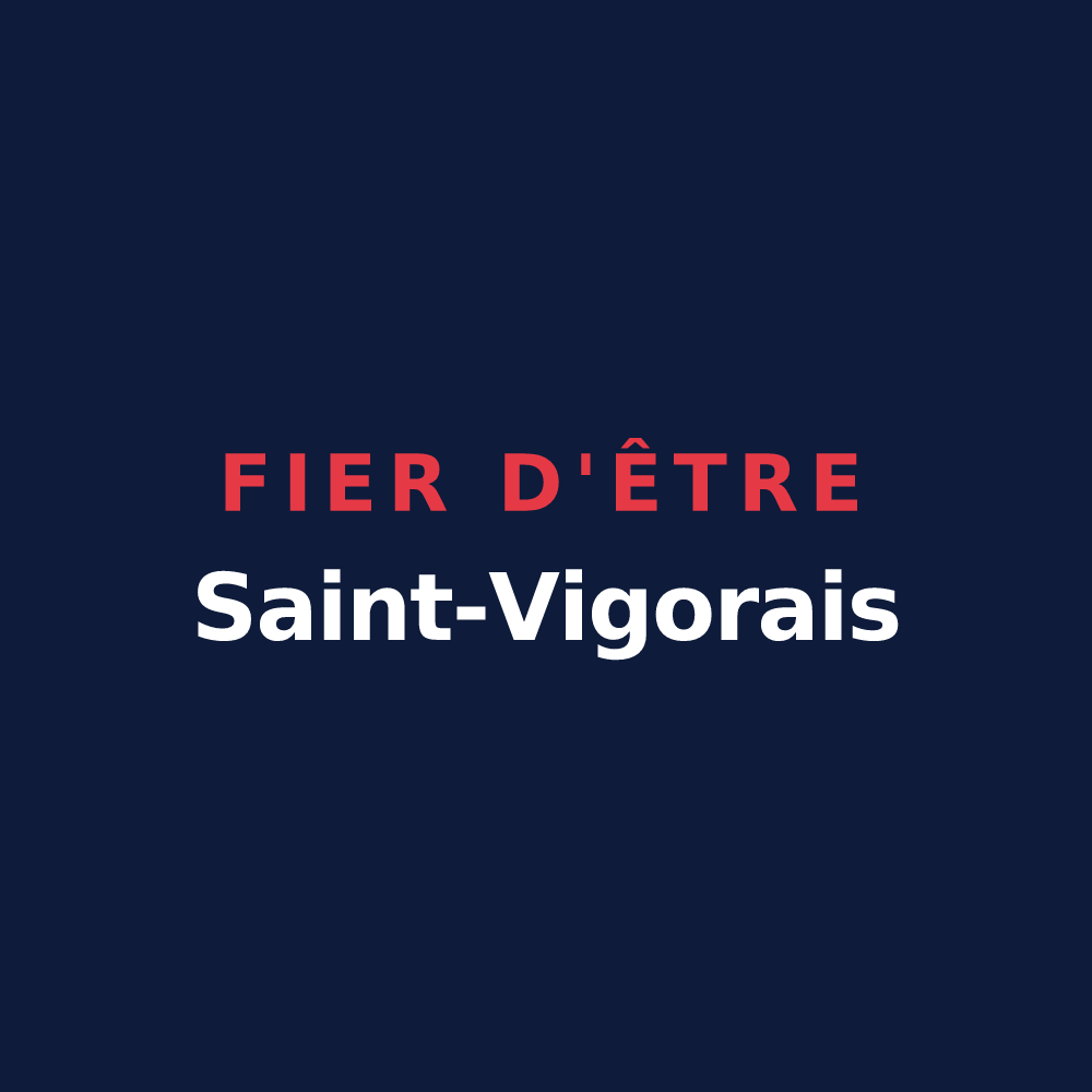 T-shirt « Fier d'être Saint-Vigorais » — design pour Saint-Vigor-des-Monts