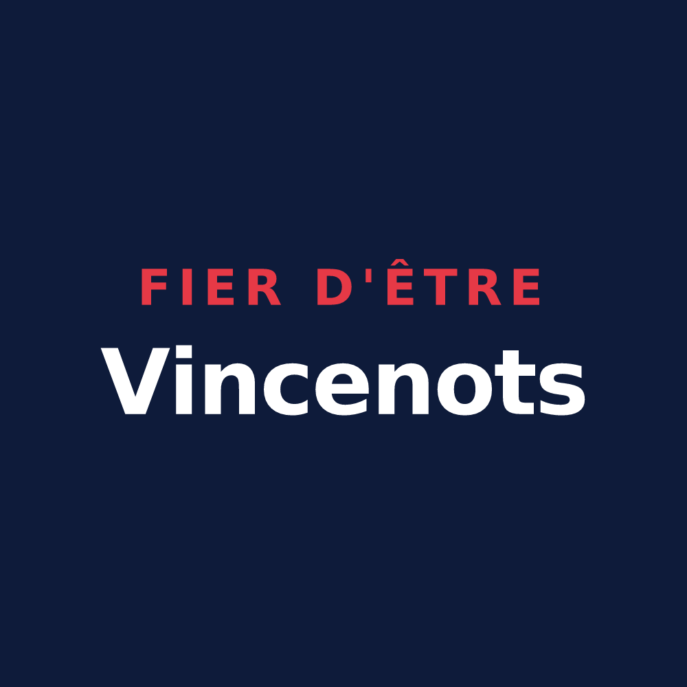 T-shirt « Fier d'être Vincenots » — design pour Saint-Vincent-de-Barbeyrargues