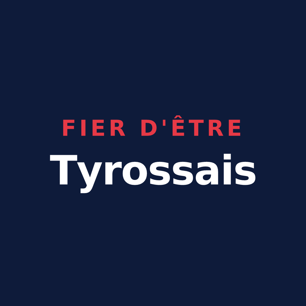 T-shirt « Fier d'être Tyrossais » — design pour Saint-Vincent-de-Tyrosse