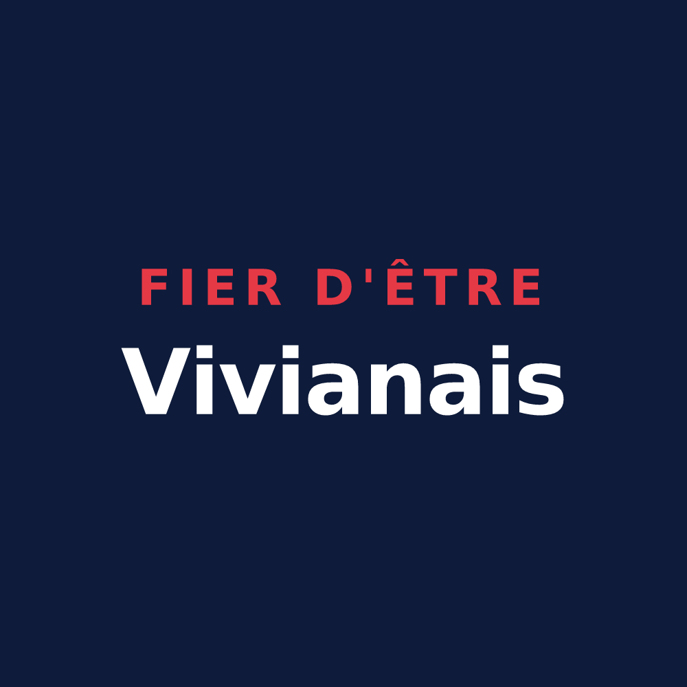 T-shirt « Fier d'être Vivianais » — design pour Saint-Vivien