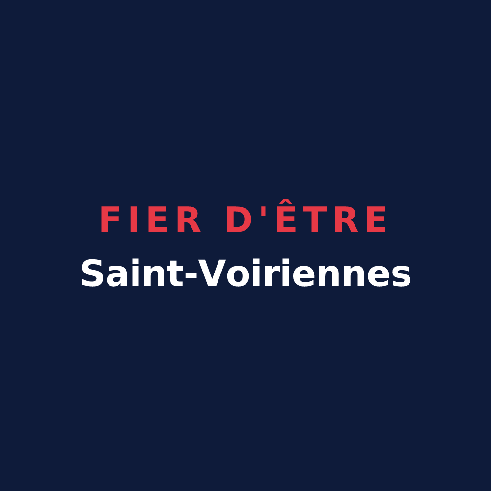 T-shirt « Fier d'être Saint-Voiriennes » — design pour Saint-Voir