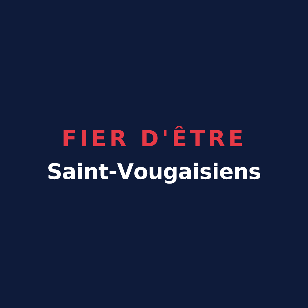 T-shirt « Fier d'être Saint-Vougaisiens » — design pour Saint-Vougay