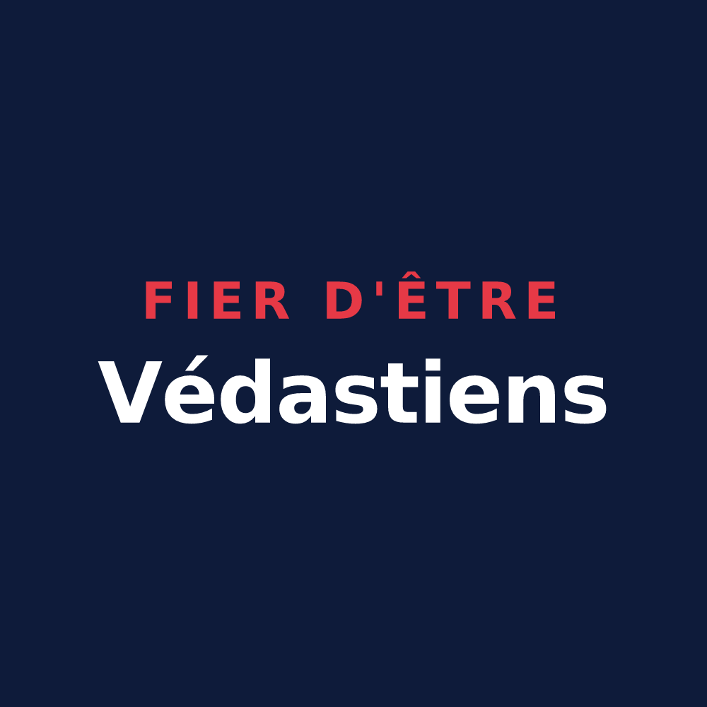 T-shirt « Fier d'être Védastiens » — design pour Saint-Waast