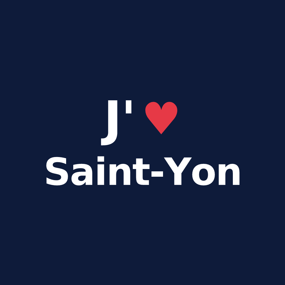 T-shirt personnalisé Saint-Yon — design J'aime Saint-Yon