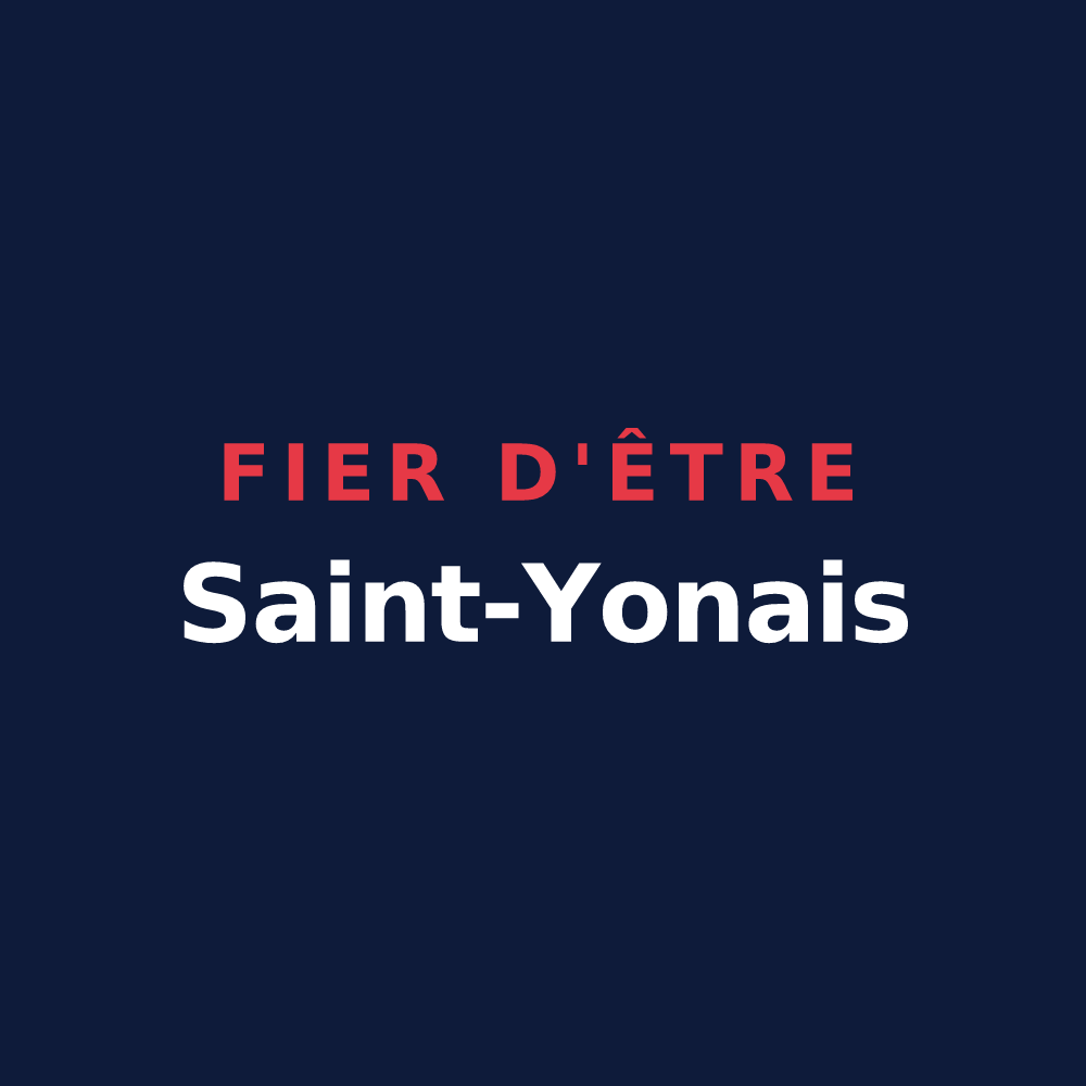 T-shirt « Fier d'être Saint-Yonais » — design pour Saint-Yon