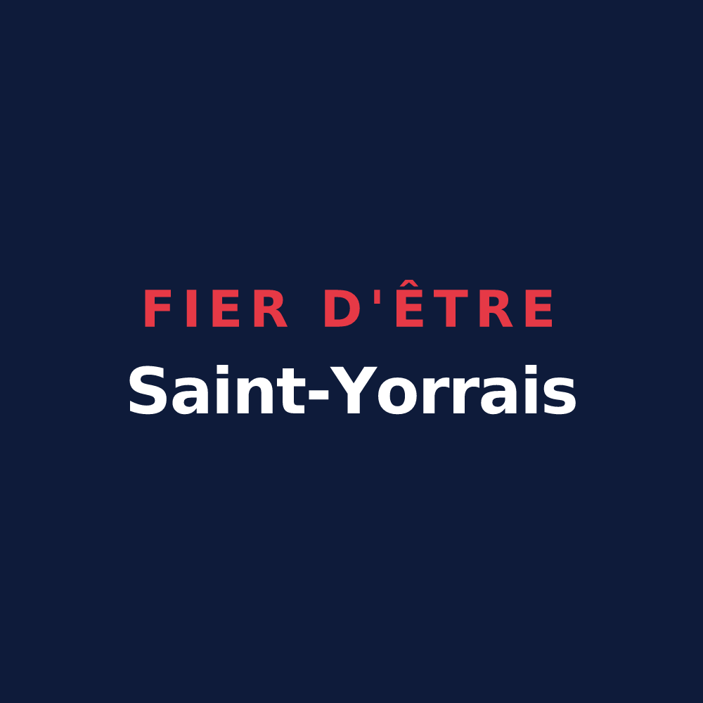 T-shirt « Fier d'être Saint-Yorrais » — design pour Saint-Yorre