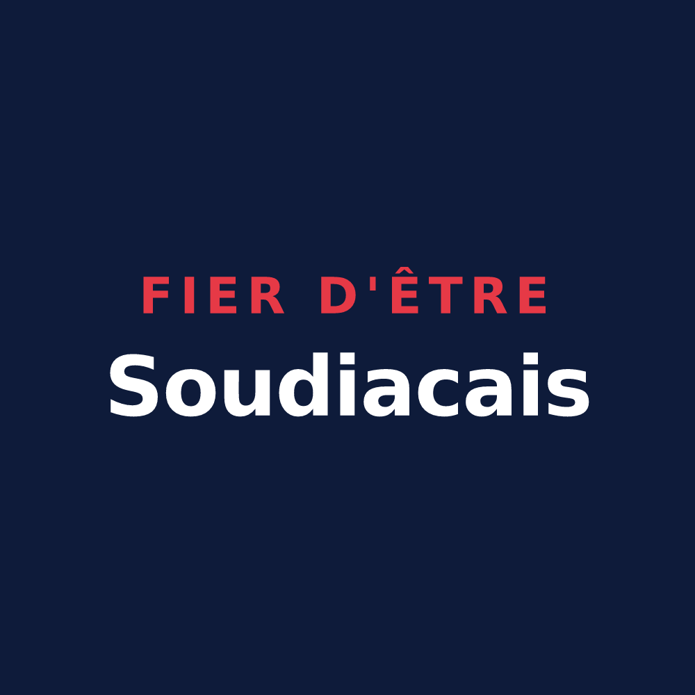 T-shirt « Fier d'être Soudiacais » — design pour Saint-Yzan-de-Soudiac