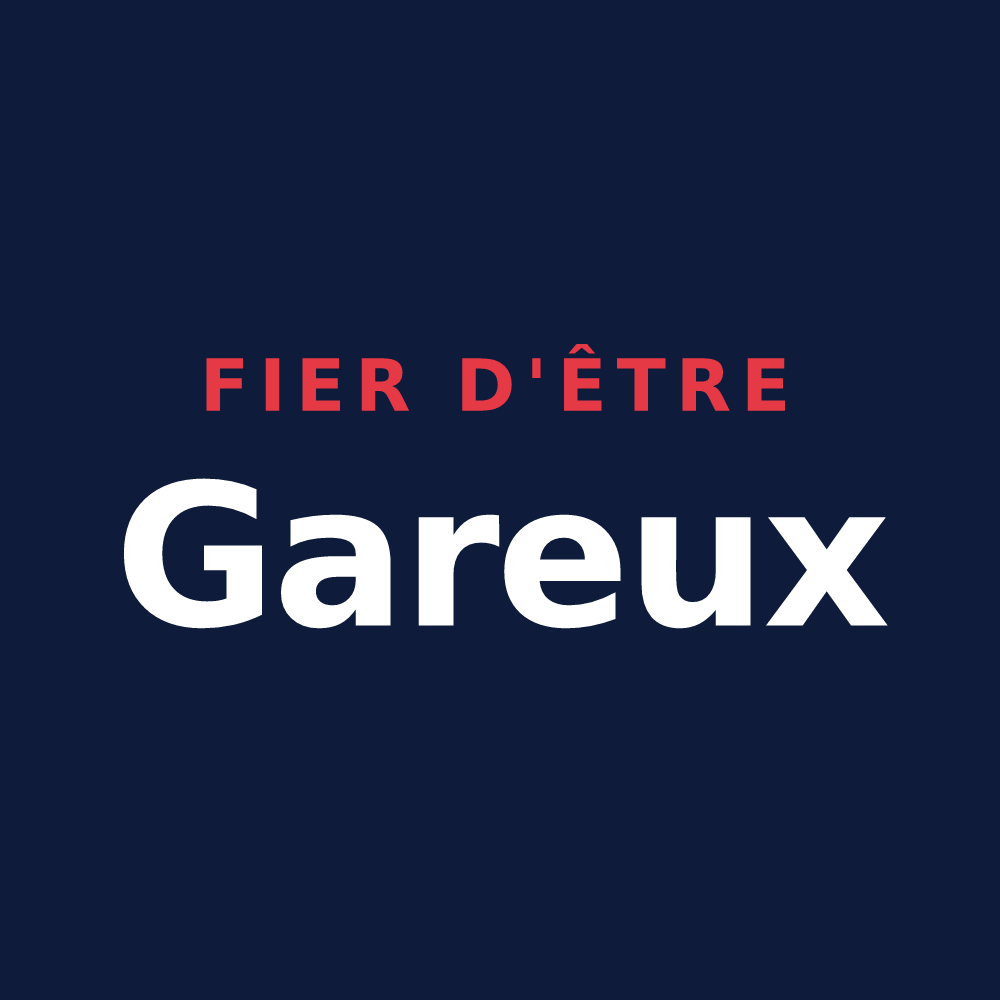 T-shirt « Fier d'être Gareux » — design pour Sainte-Agnès