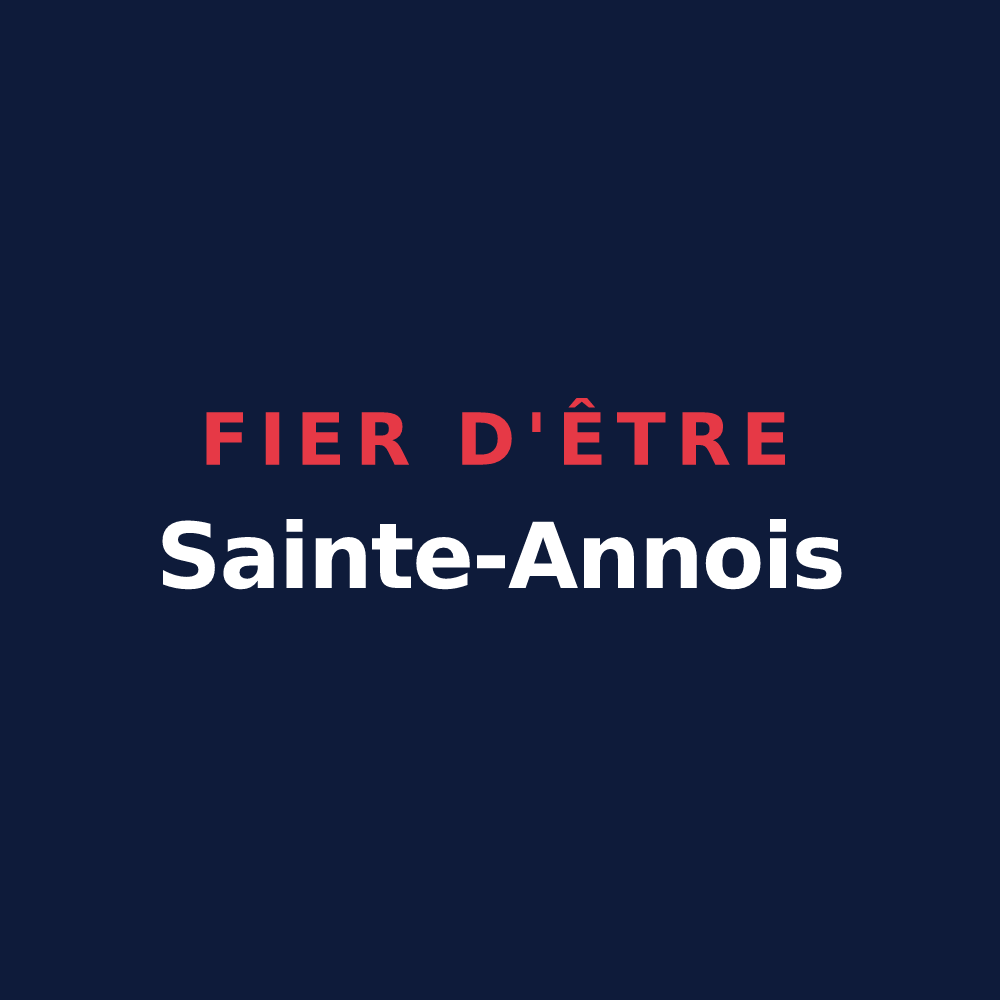 T-shirt « Fier d'être Sainte-Annois » — design pour Sainte-Anne