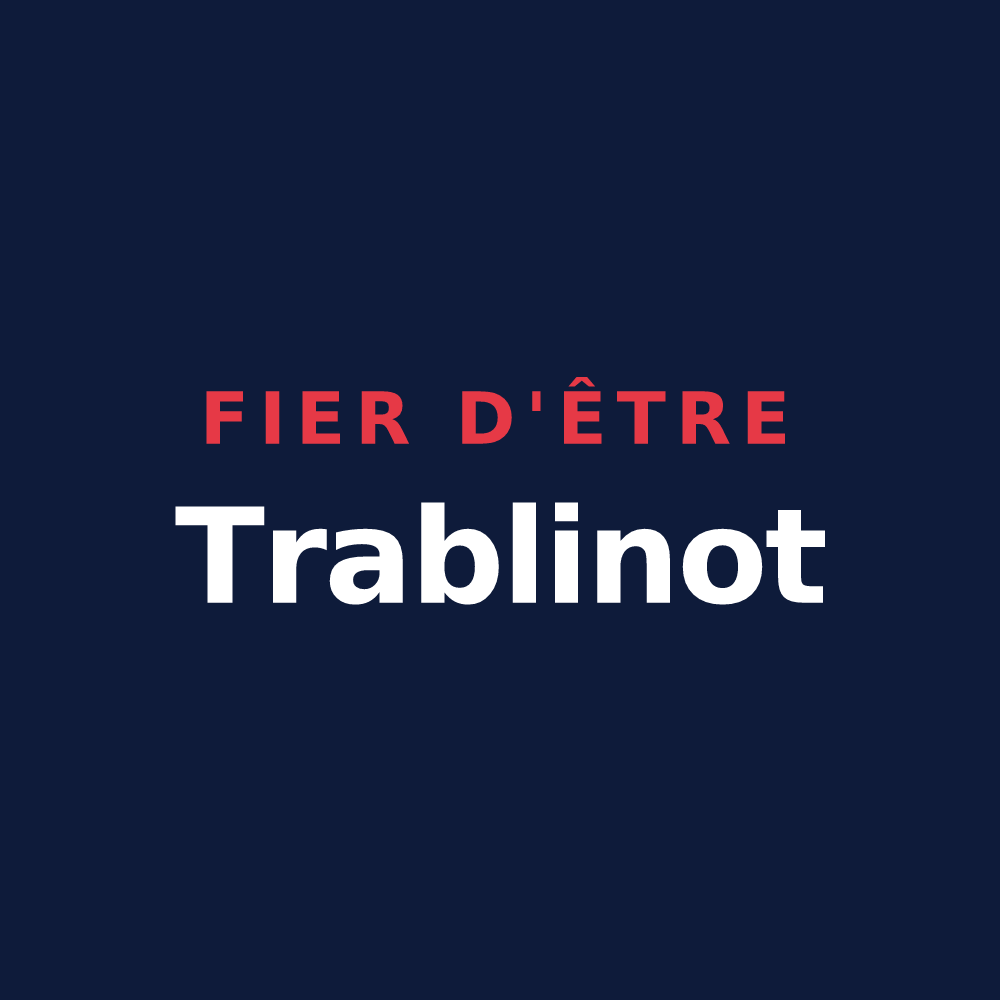T-shirt « Fier d'être Trablinot » — design pour Sainte-Anne-sur-Gervonde