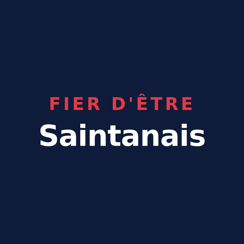 T-shirt « Fier d'être Saintanais » — design pour Sainte-Anne-sur-Vilaine