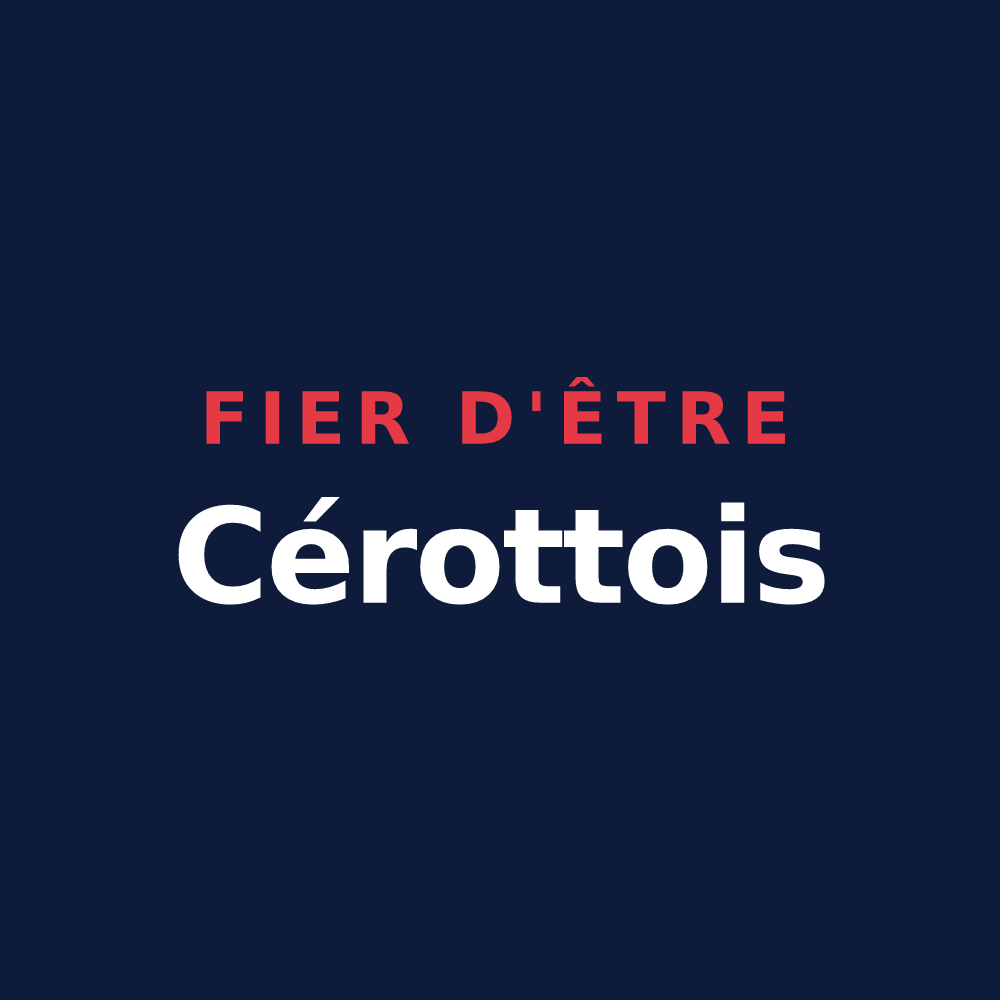 T-shirt « Fier d'être Cérottois » — design pour Sainte-Cérotte
